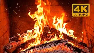 🔥 Fireplace 4K. Cozy Winter