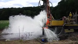 ✅Бурение промышленных скважин на воду от А до Я. Как найти много воды? Какие документы? [Отзыв]