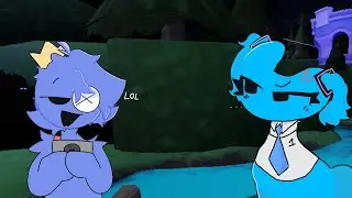 animation rainbow Friends dares!!//cyan is angry !😅😳//Flipaclip (for fun)