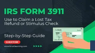 How to Fill Out IRS Form 3911 for a Lost Stimulus Check