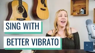 How to Sing w Vibrato (Exercises for Developing & Strengthening your Vibrato w the Singing / Straw)