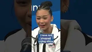 Suni Lee shares her emotions about heading back to the Olympics with the US womens gymnastics team.