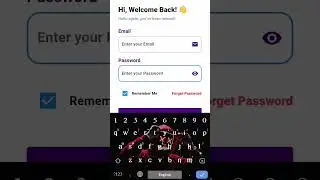 Login page UI in Flutter #shorts #viral #youtubeshorts #flutter #flutterdeveloper