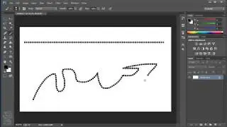 How to Create a Dotted Line in Photoshop