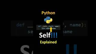 Python Self Explained #python #coding #self #pythonprogramming