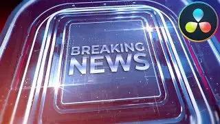 Breaking News Intro ★ DaVinci Resolve Templates ★