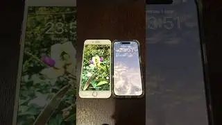 iPhone 7 Plus vs iPhone 15 Pro boot up test 