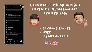 Cara mengubah akun bisnis ke akun pribadi instagram 2024 ✨🧜🏻‍♂️