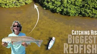 Catching BIG Redfish Using Live & Cut Bait | Gheenoe LT25