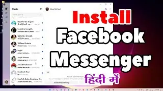 Facebook Messenger App Ko Windows mein Install kaise kare | Download & Install Facebook Messenger