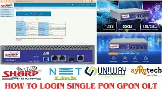 How to login Single PON GPON OLT | Login Process of one port GPON OLT