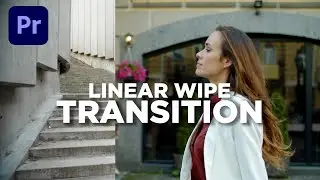 How to Create Linear Wipe Transition Premiere Pro - EASY