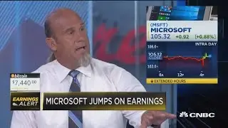 Microsoft volatile after hours despite earnings beat