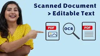 How to Edit a Scanned Document / Edit PDF - With OCR Converter & No Watermark