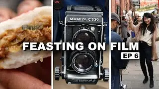 Mamiya C330 and expired film in London's chinatown ... film photography and lots of dumplings