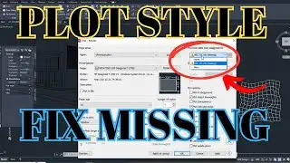 How to Add Plot Style CTB file in AutoCAD 2024 | AutoCAD Tips and Tricks 