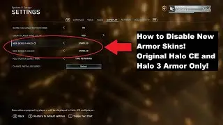 Halo MCC - How to Disable New Armor Skins [Play with Original Halo 3 Armor]