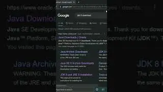 How to Install Java JDK 8 on Windows 10  #shorts #reels
