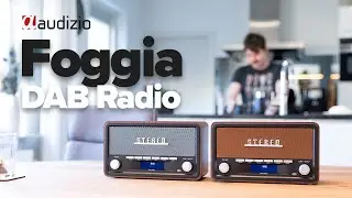 Audizio Foggia Retro DAB+ Radio Grey & Copper