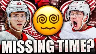 Moritz Seider & Lucas Raymond MISSING TIME W/ The Detroit Red Wings?