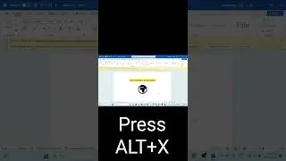 ms word Earth symbol shortcut key shorts video 
