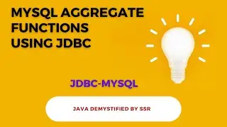 MySQL Aggregate Functions using JDBC