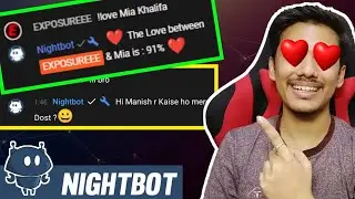 Nightbot Welcome Command & Love Command on Mobile [Hindi]