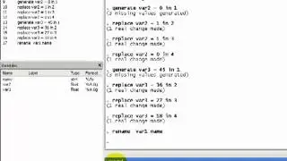 STATA Tutorials: Typing in Data, Changing Variable Names, Adding Labels, and Adding Values