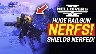 Helldivers 2 - Railgun NERFED! Shield Backpack NERFED! New META Patch!