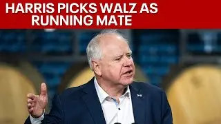 Tim Walz picked as Kamala Harris’ running mate in 2024