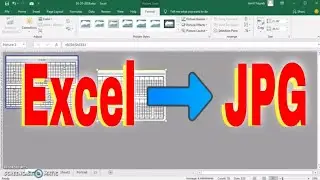 How to Convert Excel to JPG High-Resolution Image, XLSX to JPEG Photo converter HD Free