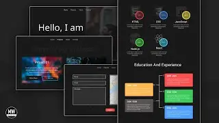 Make a portfolio website with HTML CSS JS [ CSS Timeline / With Source Code ]