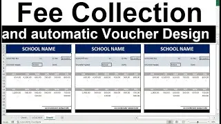 Fully Automated School Fee Collection System in Excel