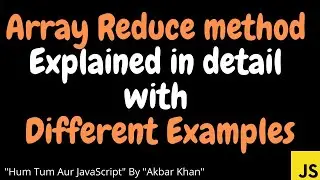 JavaScript : Array reduce method explained in detail with examples