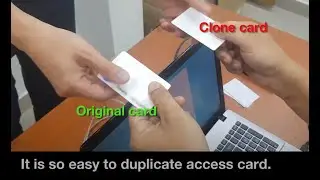 How to prevent access card duplication?