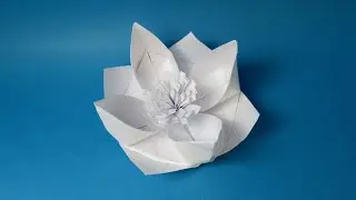 How to make a flower with paper easy