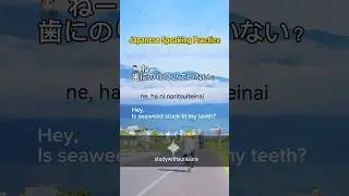 Japanese speaking practice