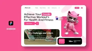 Workout Website UI Design in Figma: Easy UX Tutorial for Beginners