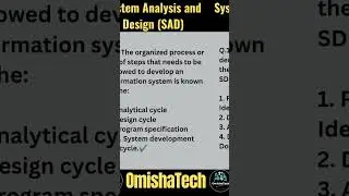 System Analysis and Design - RPSC programmer previous year paper MCQ -1#rpscprogrammer #system