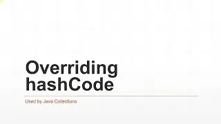 Override hashCode Method in Java | Java Tutorial Part 1 #04