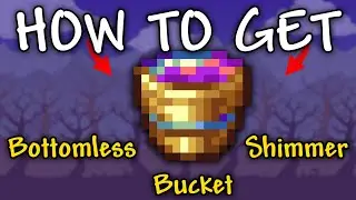 How to get Bottomless Shimmer Bucket in Terraria | Bottomless Shimmer Bucket