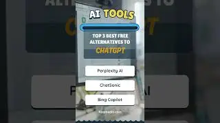 Forget ChatGPT 🤩 Top 3 AI Alternatives You Should Try Now #short #trending #tech #ai