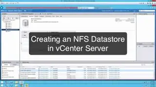 Creating NFS Datastores in vSphere 6.5
