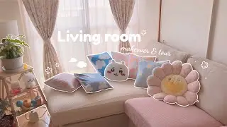 my tokyo apartment living room makeover☁️ clean & organize with me + room tour🌸 aesthetic cozy home