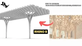 How to use Rhino 3D | Timber Structure | Advanced Rhino Techniques: Elevate Your 3D Modeling Skills