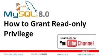How to grant Read Only || MySQL Tutorial for Beginners || MySQL Server Database  || MySQL 8