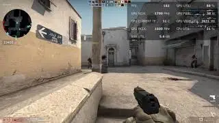 CS:GO on AMD Ryzen 3 4300G / Pro 4350G Vega 6 - Gameplay Benchmark Test