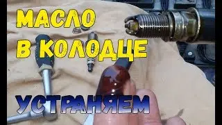 Почему Масло в свечных колодцах? ♣♣♣ Устраняем причину!