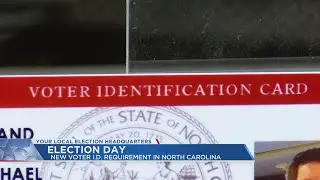 New Voter I.D. requirement in North Carolina