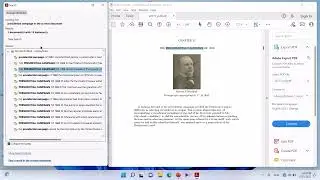 How to do advanced academic search in pdf files using Adobe acrobat reader DC